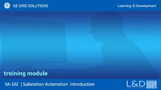 SA-102 l Substation Automation Introduction v1