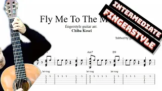 Fly Me To The Moon TAB - fingerstyle guitar tabs (PDF + Guitar Pro)