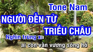 KARAOKE Người Đến Từ Triều Châu Tone Nam | Nhan KTV