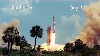 Apollo 16 - Full Mission (Day 1 - The Launch/TLI/TDE/TLC)