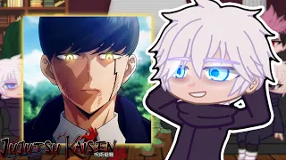 Jujutsu Kaisen React to Mash || Mashle Magic and Muscles || Gacha react 🇺🇲🇧🇷