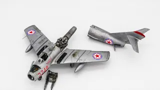 #Trumpeter 02806 1/48 Scale #MikoyanGurevich #MiG15 bis Fagot-B