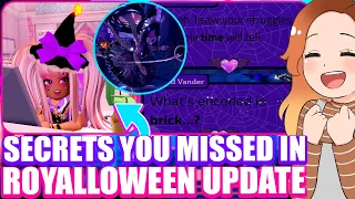 SECRETS You MISSED In The NEW Halloween Update! Wall Code Hint & MORE 🏰 Royale High Royalloween 2023