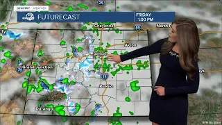 Scattered showers in Denver metro Friday; heavy snow in mountains