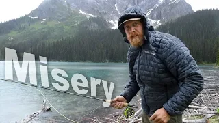 A Very Bad No Good Rotten Day 14 of 30 Day Survival Challenge Canadian Rockies