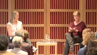 Clare Balding and Anna Watkins in the 2012 Newnham Conversation