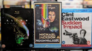 VHS And Blu-ray Pickups Monday 11th March 2024 #bluray #physicalmedia #vhstapes