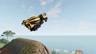 Epic high speed car jumps #273 BeamNG Drive