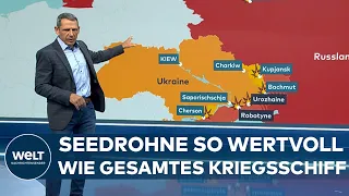 DROHNENANGRIFFE AUF MOSKAU: "Seedrohne ist für die Ukraine so wertvoll wie ein ganzes Kriegsschiff"