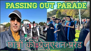 Newzealand Me Passing out parade || पासींग परेड देखने गये || Pahadi vlog | Family vlog | Moto vlog