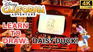 Draw Daisy Duck-Disney California Adventure Animation Academy Art Class