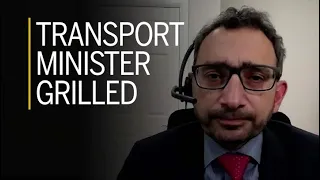 Transport minister grilled over ArriveCAN and border delays
