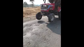 mahindra Arjun Novo 605 di trector pulling sugar cane aur loaded trolly usach tractor #short Mh 23