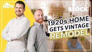 Vintage 1920s City Chic Renovation! | Bargain Block | HGTV