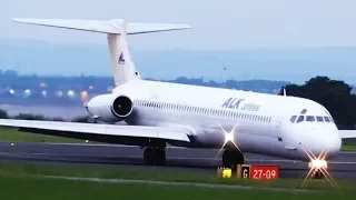 MADDOG | ALK Airlines | LZ-DEO | MD-82 at Liverpool Airport | RWY09 | Arrival