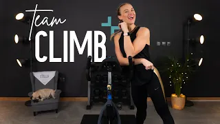 FUN, EFFECTIVE, and INTENSE 45 minute Cycling Class | TEAM CLIMB Bike Workout