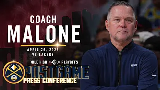 Coach Malone Full Post Game Five Press Conference vs. Lakers 🎙