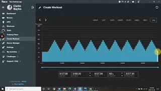 How to create custom cycling workouts in the Tacx desktop App for free.