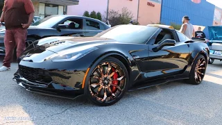 WhipAddict: Chevrolet Corvette C7 Z06 on Rose Gold Forgiatos, Massive Burnout/Donuts