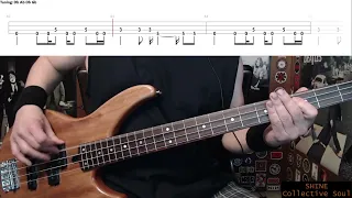 Shine by Collective Soul - Bass Cover with Tabs Play-Along