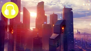 Calm in the Chaos 💤 CYBERPUNK CITY Ambience for Deep Relaxation