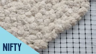 No-Sew Fluffy Cotton Rug