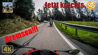 Audi übersieht Kurve am Jaufenpass | GSX-R Alpentour 2017 | [7/17]