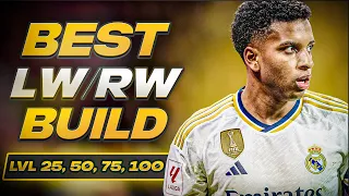 *NEW* BEST WINGER (LW/RW) BUILD FOR LVL 25,50,75 & 100 | EAFC 24 Clubs