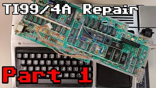 TI99/4A Motherboard Repair - Part 1