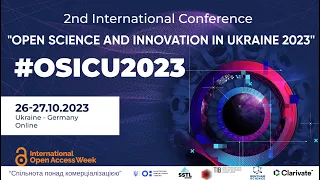 The 2nd International Conference "Open Science and Innovation in Ukraine 2023" | October 26, 2023