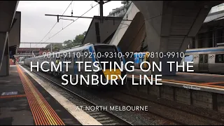 HCMT Testing on the Sunbury Line (Daylight)