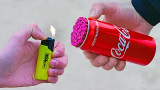 Experiment: Firecracker vs Coca-Cola