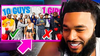 ClarenceNyc Reacts To Deshae 10 Guys Compete for 1 Girl Ft. Kazumi..