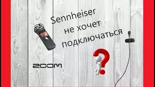 Zoom H1 и микрофон Sennheiser! Проблема и её решение.