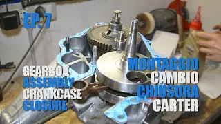 Gearbox and crankshaft assembly, crankcases closure | Vespa 150 GL/ PX 125 | Ep.7