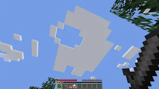 This Minecraft cloud is...