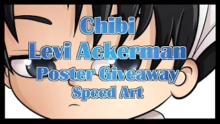 Chibi Levi Ackerman Giveaway Speed Art #2