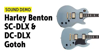 Harley Benton SC-DLX Gotoh & DC-DLX Gotoh - Sound Demo (no talking)