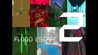 Roblox Flood Escape 2 (Test Map) - Multiplayer Compilation 6
