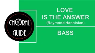 Love is the Answer - BASS