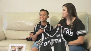 Victor Wembanyama gifts game-worn jersey to 9-year-old Spurs fan