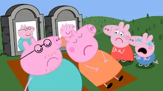 Dad George & Dad Peppa Sad story!!! Please don't cry Babyyyyyyyyyy pig - Peppa Pig Funny Animation