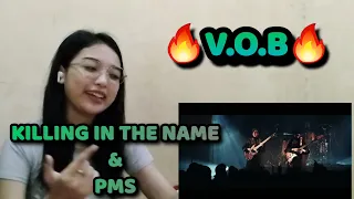 REACTION V.O.B - KILLING IN THE NAME & PMS | @putridivaamanda2525