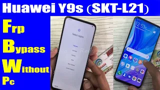 Huawei Y9s (SKT-L21) FRP Bypass Reset Unlock Google Account Bypass 2020 | Unlock Device to Continue