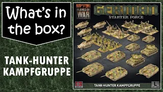 Flames of war German Tank Hunter Kampfgruppe Starter army - unboxing & review