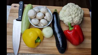 Простой рецепт овощное рагу на обед или ужин  Соте из овощей всегда вкусно и неожиданно