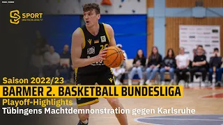 ProA: Tigers Tübingen vs. PS Karlsruhe Lions - Playoff-Highlights | SDTV Basketball