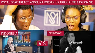 2 SINGERS 1 SONG: PUTRI ARIANI VS ANGELINA JORDAN - EASY ON ME  NORWAY VS INDONESIA