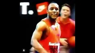 Barry Sanders dunk at Slam Dunk Contest