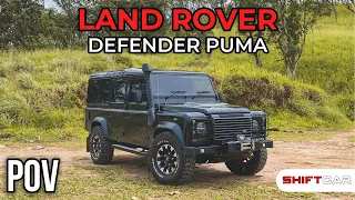 LAND ROVER DEFENDER PUMA 110 POV DRIVE